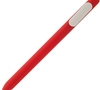 Ручка шариковая Slider Soft Touch, красная с белым