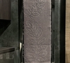 Полотенце махровое «Флора», большое, коричневое (шитаки)